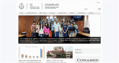 Desktop Screenshot of codamedver.gob.mx